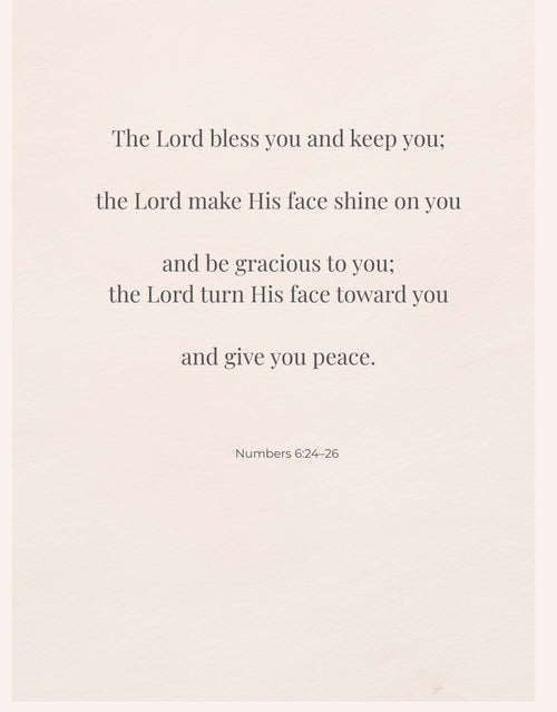 Numbers 6:24–26 — Home Blessing Scripture Wall Art (Digital Download)